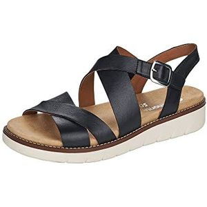 Remonte D2060 damessandalen, zwart (01), 38 EU