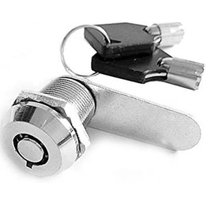 1 set 16/20/25/30mm sloten lade kast slot sleutels buisvormige cam cilindersloten voor bestanden (kleur: 16 mm)
