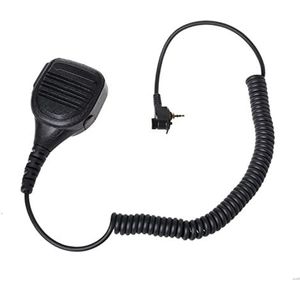 DCALU Handheld Speaker Mic Microfoon PTT Fit for Motorola Radio MTP850 MTH800 MTH600 MTH650 MTH850 MTS850 Walkie Talkie Kit Walkie Talkie Mic (Color : Black)