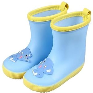 Regenschoenen for jongens en meisjes, regenlaarzen, waterdichte schoenen, antislip regenlaarzen(Color:Blue,Size:Size 19/19.5CM)
