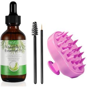 Rozemarijnolie haar hoofdhuid massage borstel rozemarijnolie voor huidverzorging scalp massage