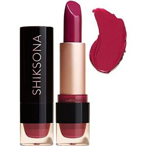 Exotic Entrepreneur Veganistische, romige, volledig dekkende lippenstift in een levendige en tijdloze pruimentint