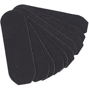 Voetvijlen Vullingen, 10 Stuks Schuurpapier Vervangende Voetvijl Voetrasp Pedicure Schuurpapier Vervangende Pads Easy Feet Scrubber voor Dubbelzijdige Voetraspvijl