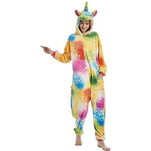 Dolamen Uniseks jumpsuits voor volwassenen, dier, onesie, nachthemd, pyjama, hoodie, nachtkleding, cosplay, Kigurum carnavalskostuum, Xmas Halloween