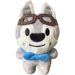 20,3 cm Kpop verdwaalde kinderen pluche speelgoed piloot skzoo karakters knuffeldieren poppen cadeau voor fans (leebit-1) (kleur: Wolf Chan-1)