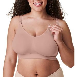 Bravado Designs Body Silk Naadloze Nursing BH voor Borstvoeding, Draadloze Moederschap BH, Cameo, M Meer