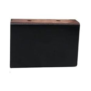 MIKFOL Massief houten bankpoten, bank houten poten, zeven karakters poten, tafelpoten, salontafel poten, tv-kast poten, meubels bank accessoires, booster kussens (kleur: zwart woord 10 cm hoog)