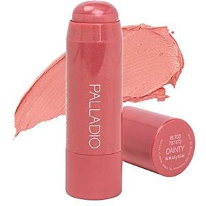 Palladio Ik Bloos 2-in-1 Wang- en Lipkleur, Opbouwbare Lichtgewicht Crème Blush, Transparante Multistick met Hydraterende Formule, Langdurige Draagtijd, Gemakkelijke Applicatie, Met een Subtiele Glans, Perfect Blenden op de Huid, Dainty