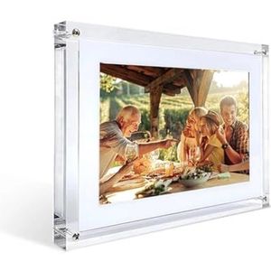 10 Inch Acryl WIFI Digitale Fotolijst 32G Touchscreen Met USB-poort Standaard Ondersteuning Telefoon App Verzenden Foto Video Afspelen Eenvoudig delen