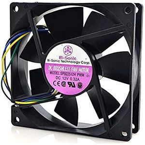 N / A Cooling Fan BI-Sonic 9025 SP922512H, Server Cooler Fan BI-Sonic 9025 SP922512H, 12 V 0,32 A, hydraulische ventilator voor 4-wire