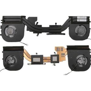 CPU-koelventilator, koellichaam, radiator voor Lenovo ThinkPad X1 Extreme Gen 2 P1 laptop FRU 02XR044(X1 Extreme 2nd Gen)