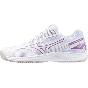 Mizuno Cyclone Speed 4 netbalschoenen voor dames, Wit, 39 EU