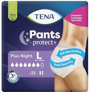 Tena - Pants Plus Night - Incontinentiemateriaal - 12 Stuk