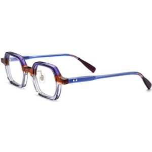 Nepbrillen, Brilmonturen Acetaat Unisex Multicolor(Blue-violet)
