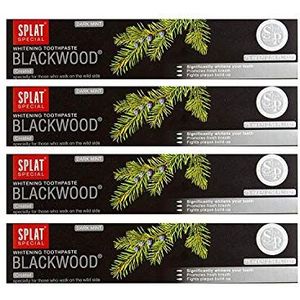 Splat Blackwood Whitening tandpasta 4 x 75 ml