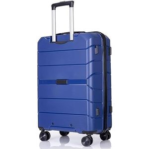 Koffer Reisbagage Combinatieslot Bagage Milieuvriendelijke Pp Koffers 20/24/28 Inch Bagage Koffer Rits Trolley Bagage lichtgewicht