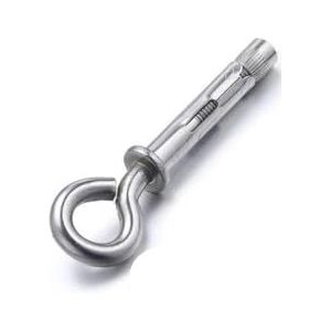 Uitbreidingsschroeven, Open bekerhaak expansiebout 304 roestvrij staal expansieschroefhaak hijsoog expansiebout M6 M8 M10 M12 M14 M16 M20(M14x120 1pcs)