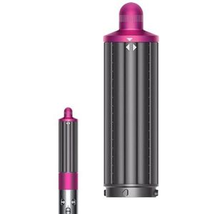 Dxyue 40mm/1,6 inch korte krullende vaten hulpstukken voor Dyson Airwrap Styler, haarkrul vaten vervangende onderdelen, roze rood