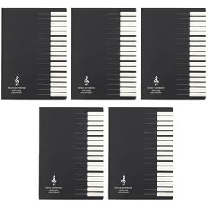 FIGGRITID Muziekboek voor scholieren, eenvoudig notenpatroon, piano, pianoboek, muziekaccessoires
