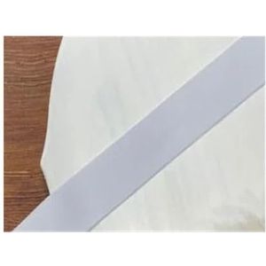 2M 20/25/30/40/50mm Rubberen Band Vouw Over Elastische Band Voor Ondergoed Broek BH Rubber Kleding Verstelbare Zachte Tailleband Elastische (Wit, 20mm)