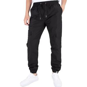 ITALYMORN Men Chino Pants Khaki Slim Fit Stretch Cotton Twill Fabric Trousers (36, Black)