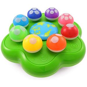 BEST LEARNING Paddenstoeltuin babyspeelgoed - interactief, leerzaam, verlicht speelgoed - kleuren, cijfers, games en muziek leren [Engelstalige versie]
