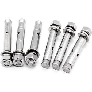 304 roestvrijstalen expansieschroeven, wigankers, schroefbouten for cementbetonaccessoires(80mm,M10)
