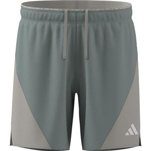 adidas Hombre adi365Breeze Running Shorts, Wonder Sage/wonder alumina, 3XL 7 inch