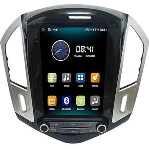 Android 14.0 2 Din Autoradio 9.7"" Touchscreen Auto Stereo voor Chevrolet Cruze 2012-2015 met Draadloze Carplay Android Auto GPS navigatie AHD Omgekeerd beeld Stuurwielbediening(T3(8G+128G))