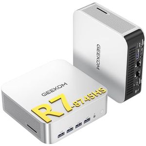 GEEKOM A8 Max - Mini PC - 32 GB DDR5 - 1 TB SSD - AMD Ryzen 7 8745HS - Windows 11 Pro