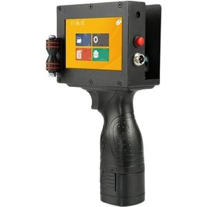 12.7mm Afbeelding Foto QR Code Serienummer Draagbare Printer Hand Jet Handheld Inkjet Printer 4.3 Inch Touch Screen Coder Gebruiksvriendelijk