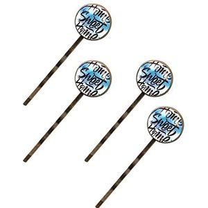 Home Sweet Home 4 Stuks Vintage Haarspelden Vrouwen Barrette Bobby Pins Decoratieve Metalen Goudkleurige Haarspelden Haaraccessoires voor Vrouwen Meisjes