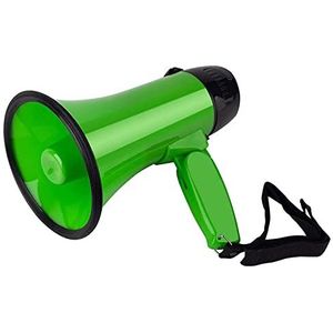Megafoon Luidspreker Hand 25 Watt Bullhorn Megafoon Ingebouwde sirene Luidspreker Opnamehoorn Gidsmicrofoon for elke buitensportmicrofoon (A)