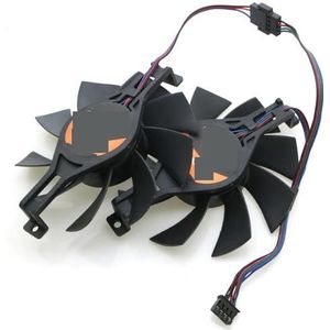 2 stuks 12V VGA-ventilator voor iGame GTX1050TI GTX950 GTX960 GTX970 grafische kaart koelventilator 4-draads 4-pins
