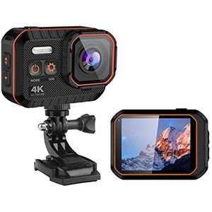 Actiecamera Actie Camera 4K 60FPS Wifi Afstandsbediening 30m Waterdicht 170° Groothoek Actie Camera Dash Cam go Sport Camera Pro (Color : Action Camera B, Size : No Card)