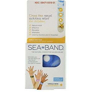 Pack van 2 x Sea-Band Kind Reisziekte Polsband
