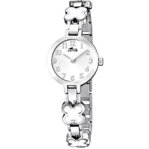 Lotus meisjes analoog kwarts horloge met roestvrijstalen armband 15828/1