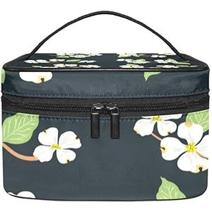 Kornoelje make-up organizer tas, reismake-up tas organizer case draagbare cosmetische tas voor vrouwen en meisjes toiletartikelen, Meerkleurig, 22.5x15x13.8cm/8.9x5.9x5.4in