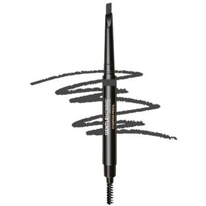Gentlehomme Heren Wenkbrauwpotlood Zwart, Gemakkelijk Vorm Definieer Vulling Wenkbrauwen of Gezichtshaar, 2-in-1 borstel en ultradunne potlood, Waterdicht Smudge Proof Zweetbestendig, Duurzaam en