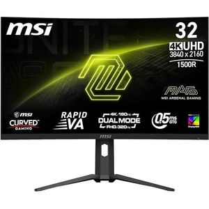 MSI - MAG 321CUPDFDE - Monitor - Zwart - 31.5" - 4K Ultra HD
