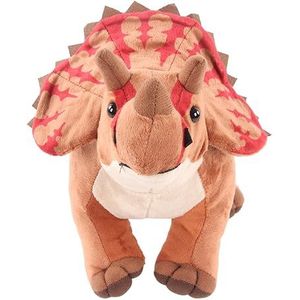 Zachte Triceratops-pluche Pop, Veilige Multifunctionele Cartoon Draagbare Stimulatie Zacht Triceratops-speelgoed voor Kinderen voor Verjaardagen