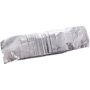 TQUXNGA 50 Aluminiumfolie Nail Art Soak Off Acryl Gel Polish Nail Wraps Remover