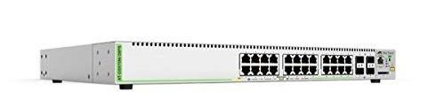 Allied Telesis - AT-GS970M/28PS - Netwerkschakelaar - Grijs - 24 Gigabit PoE+ Poorten, 4 SFP, 56 Gbit/s Switching-capaciteit