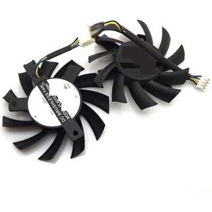 2pcs PLA07010S12HH 12V 0.50A 65mm 40x40x40mm MSI R5770 N450GTS for HAWK Graphics Card Cooling Fan 4Pin 4Wire