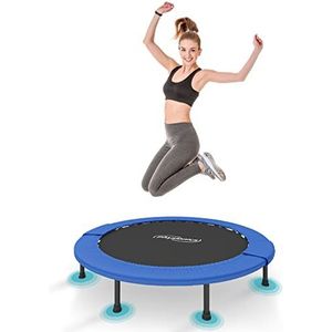 Physionics® Fitness trampoline - diameter (Ø): 81 cm / 91 cm / 96 cm / 102 cm / 114 cm / 122 cm, binnen en buiten, max: 100 kg, met randafdekking - kindertrampoline, tuintrampoline, mini trampoline,