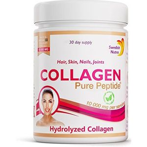 Collageen poeder 10000 mg per dosis voor haar, nagels, huid, joints