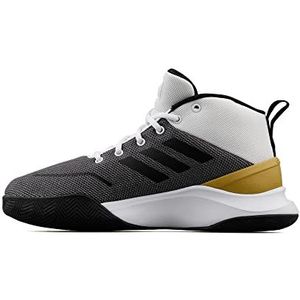 adidas Ownthegame basketbalschoenen voor heren, Ftwwht Cblack Goldmt, 46.50 EU