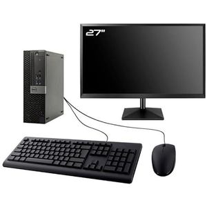 PC Dell 5040 SFF Gaming Display 27 inch RTX 3050 i7-6700 RAM, 32 GB SSD, 1 TB W11 WiFi (gereviseerd)