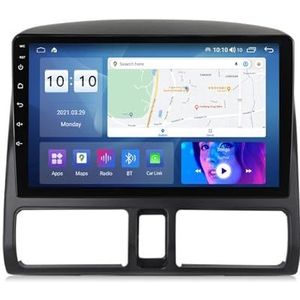 9 inch touch screen multimedia speler bluetooth autoradio voor Honda CR-V 2002-2005 Android 12.0 Car Stereo gebouwd carautoplay ondersteuning stuurwielbediening wifi 4g gps navigatie (Size : 8+WIFI+4