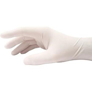 20/30/50/100 stuks Universele Latex Handschoenen Wegwerp Wit Antislip Zuur Laboratorium Rubber Huishoudelijke Reiniging 100/50/30(100pcs,M)